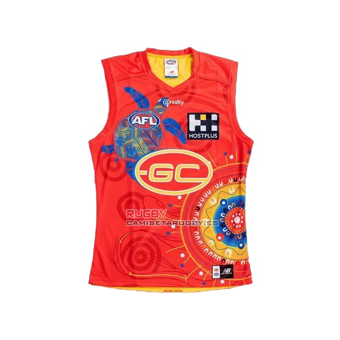 Camiseta Gold Coast Suns AFL 2021 Indigena